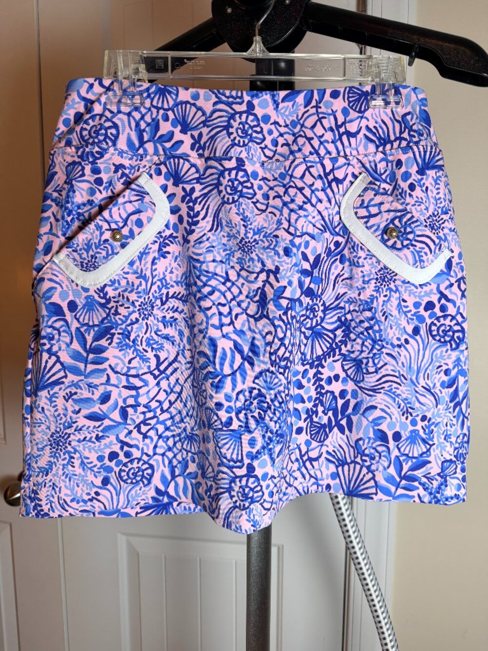 Lilly Pulitzer Luxletic Monica Skort High Tides Good Vibes Resortwear